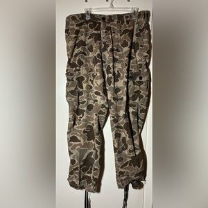 Drake waterfowl camo cargo pants size men’s large